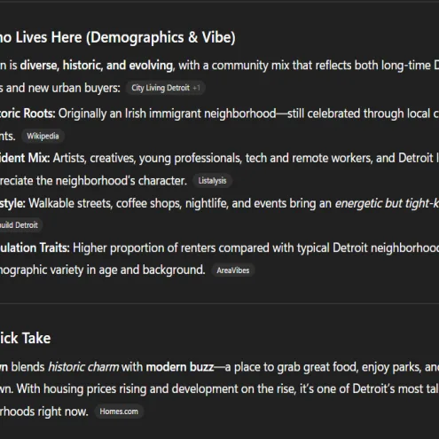 (Real Estate) Comprehensive Neighborhood Spotlight
