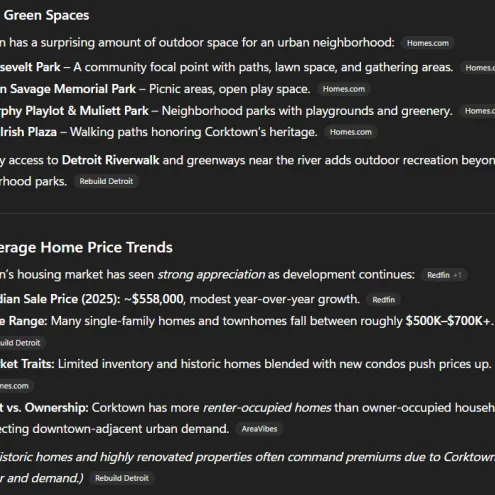 (Real Estate) Comprehensive Neighborhood Spotlight