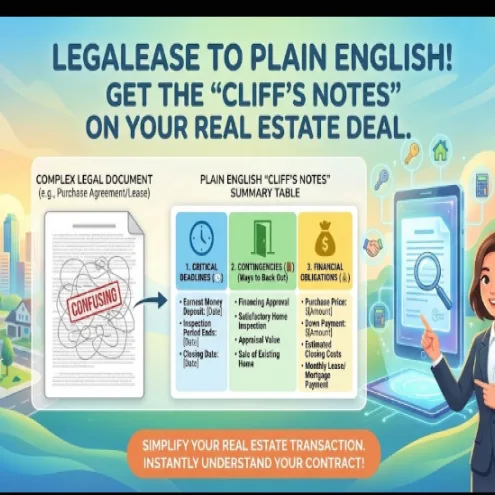 (Real Estate) The “No-Panic” Contract Translator