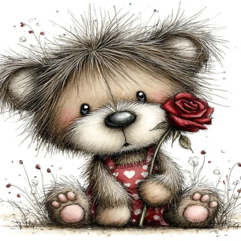 Nursery Animals Valentine Tshirt Clipart