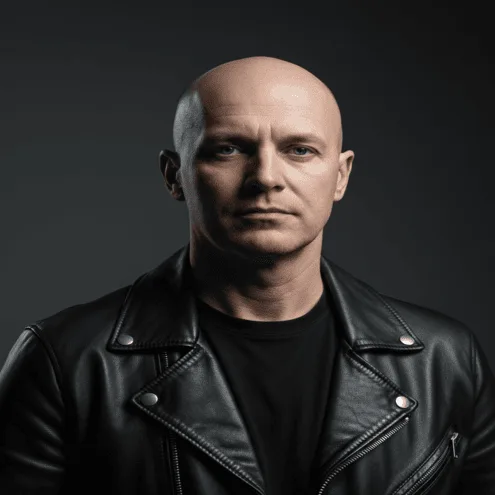 Professional Cinematic Studio Portrait