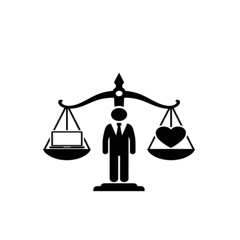 Work-Life Balance & Digital Detox Vectors