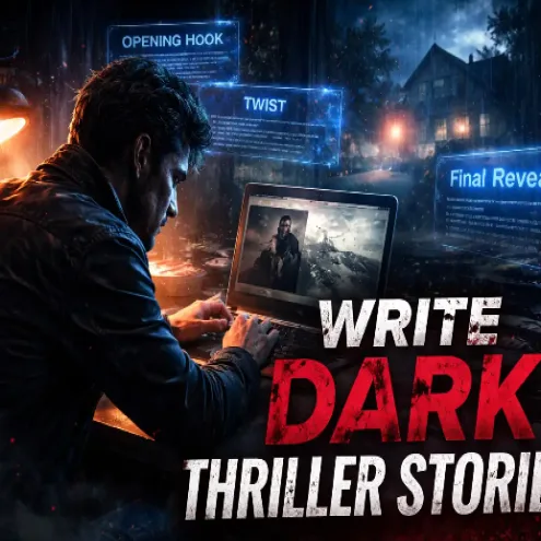Dark Minds: The Ultimate Psychological Crime Story Generator | Craft Bestselling Thrillers with Shocking Twists