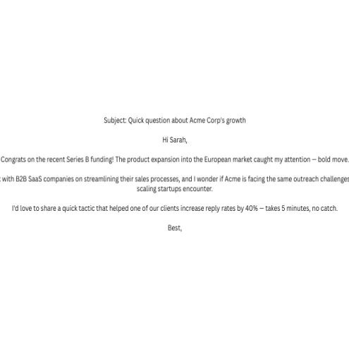 Cold Email Introduction Generator