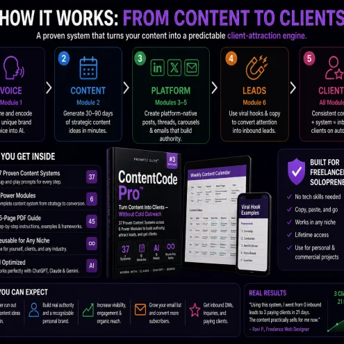 ContentCode Pro™ — Turn Content Into Clients (AI Authority System)