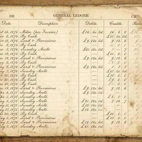 Antique Ledger Paper Generator