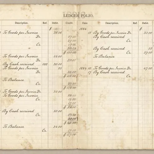 Antique Ledger Paper Generator