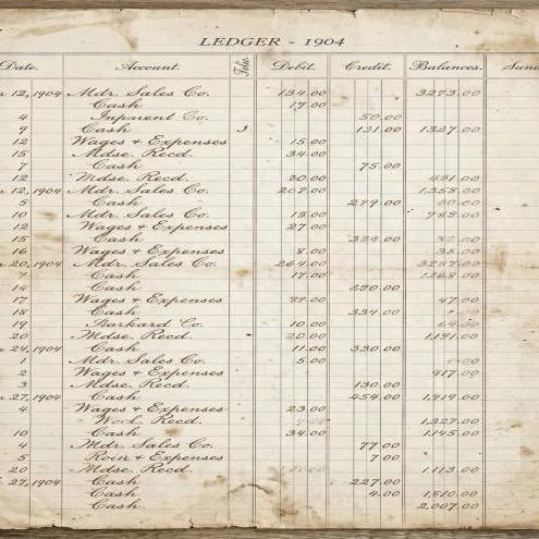 Antique Ledger Paper Generator