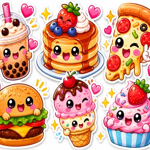 Cute Farm Animals Sticker Pack Generator