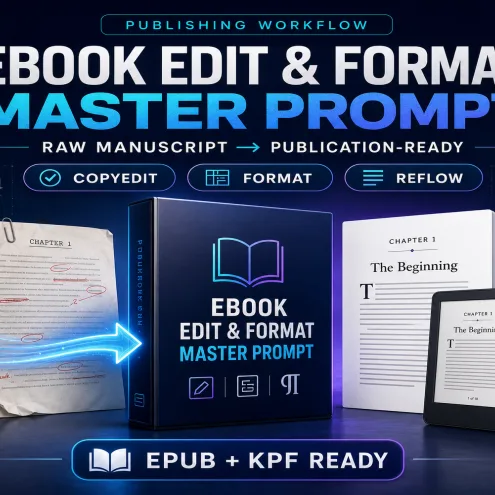 MASTER Ebook Edit/Format Prompt