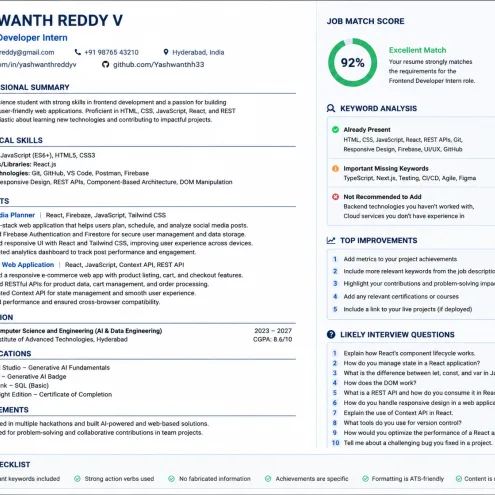 AI Career Resume Optimizer — ATS Match & Job-Winning Resume Prompt