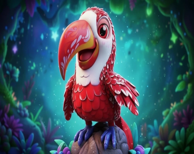 Love bird parrots