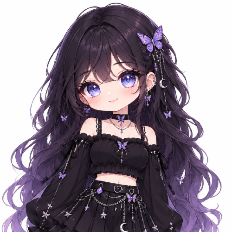 Lunaria — The Violet Butterfly